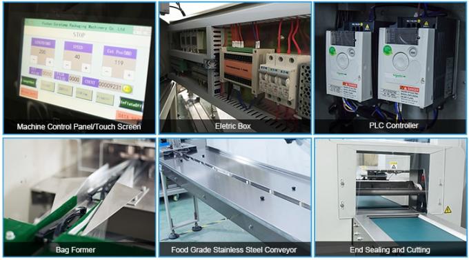 Small Ice Cream / Seafood Horizontal Flow Pack Machine 1